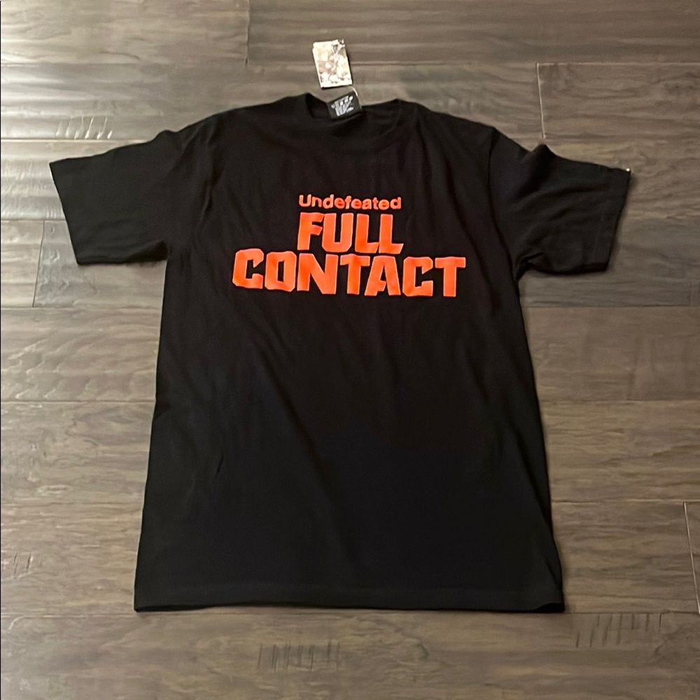 Undefeated Full Contact T Shirt black new Mens Size Small